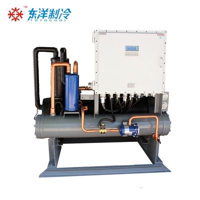 16KW schroeftype waterkoeler Explosiebestendige lage temperatuur waterkoeler 50HZ / 60HZ